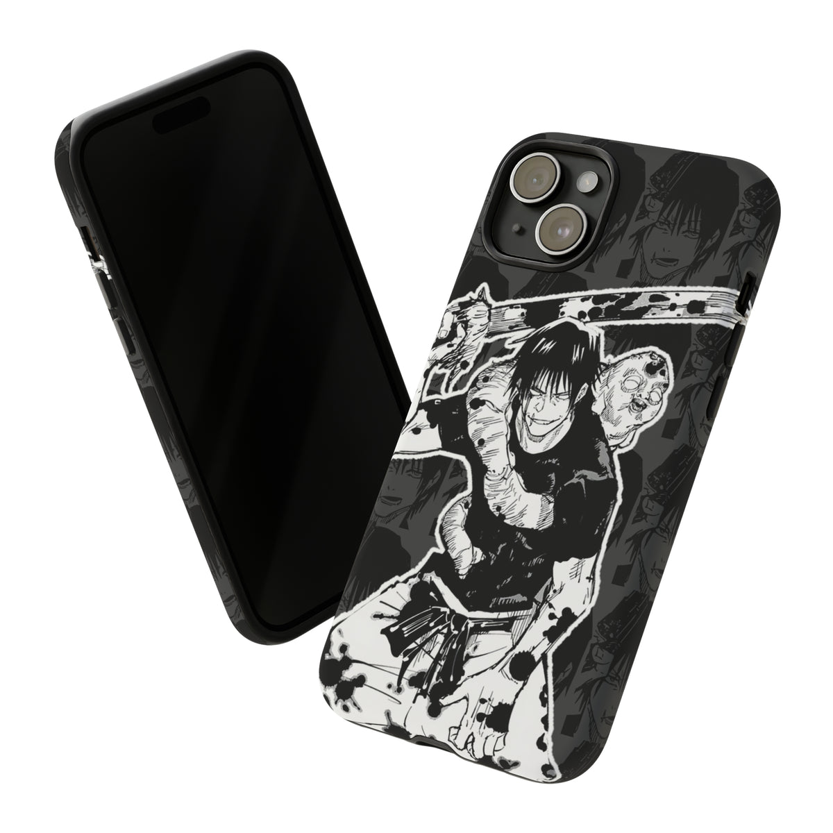 Toji iPhone 15 Plus Phone Case – Anime Pattern