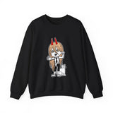 Custom Pow Crewneck Sweatshirt