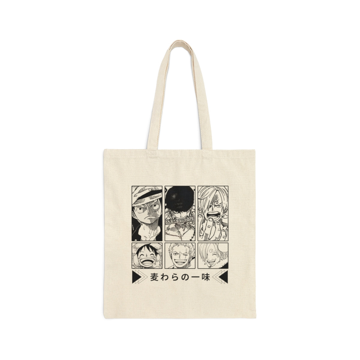 Luf, Zo, and San Tote Bag – Anime Pattern