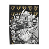 Black Bulls Blanket (60" × 80")