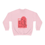 Pink Custom Ze Tw Crewneck Sweatshirt