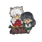 Inuy and Kag Higura Enamel Pin